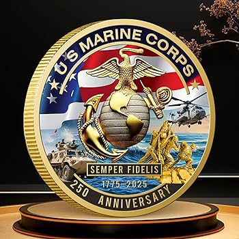 ヴィンテージ　チャレンジコイン　1775 SEMPER FIDELIS ヴィンテージ チャレンジコイン 1775 SEMPER FIDELIS - メルカリ